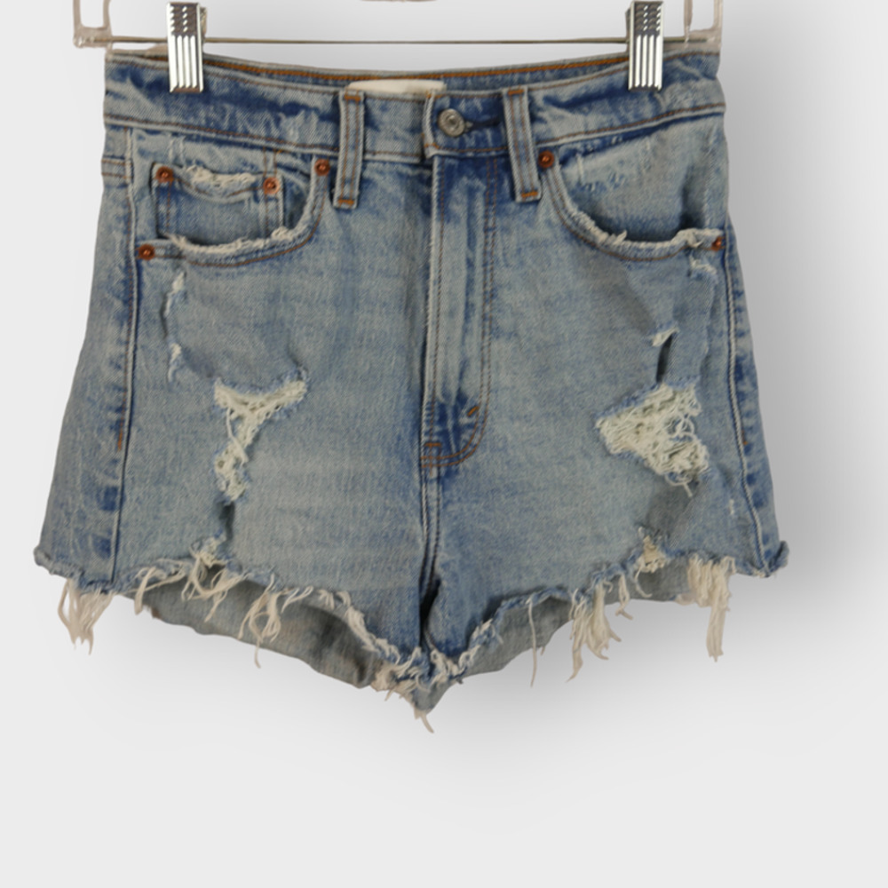Abercrombie & Fitch High Rise Mom Shorts Size 2 EUC